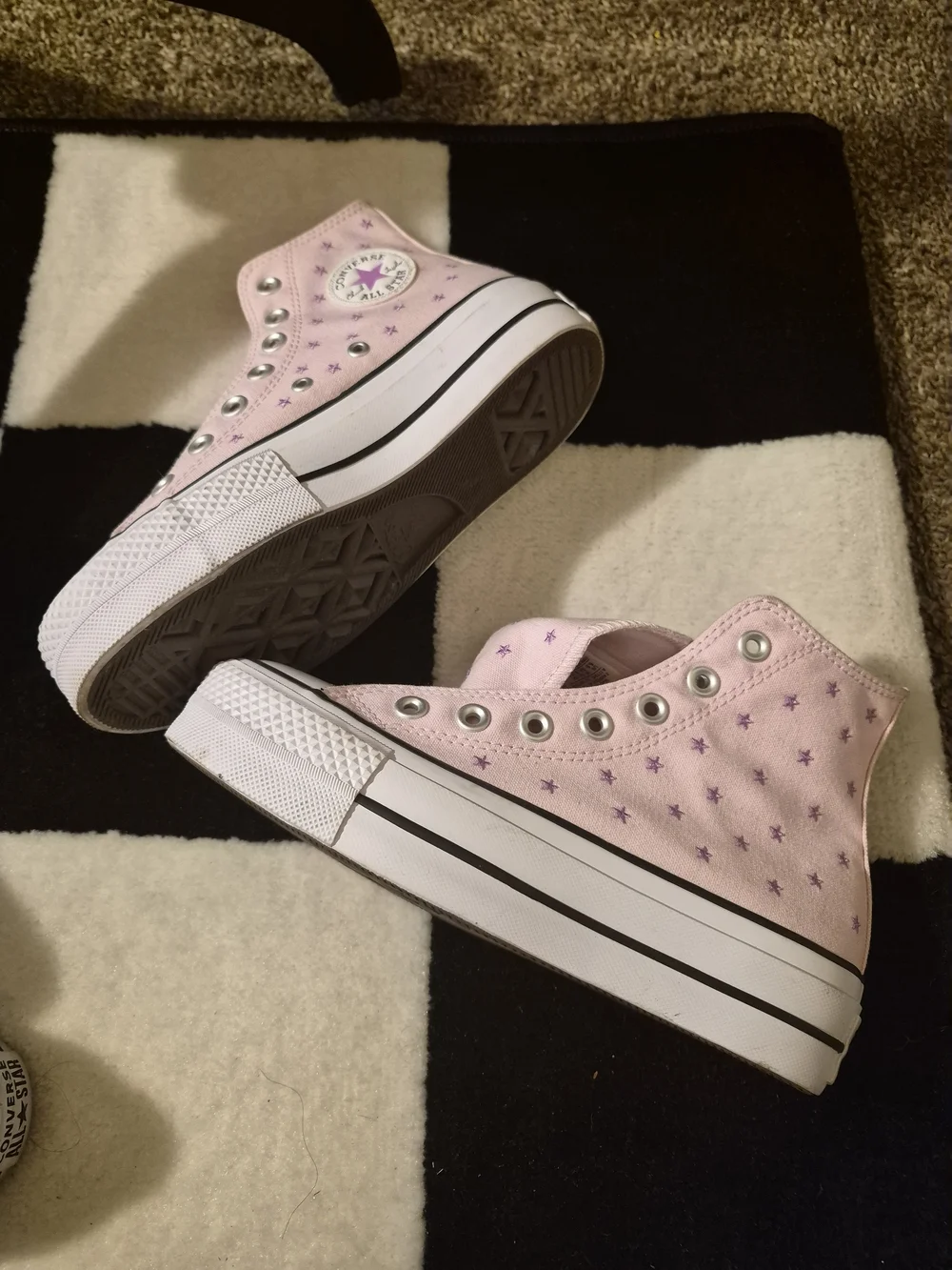 Converse Pink Star High-Top Sneakers